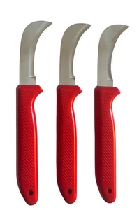 Cuchillo utilitario de uva cosecha roja de 8", paquete de 3 pulgadas de acero inoxidable - Imagen 1 de 1
