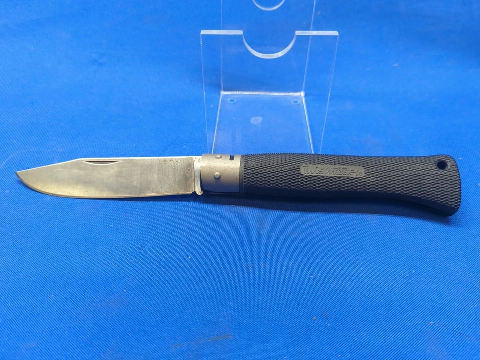 COLD STEEL Large Folding Twistmaster Drop Point Knife Carbon V 4 3/4" USA - Image 1 of 4
