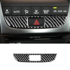 Carbon Fiber Interior Hazard Light Button Cover Trim For Lexus GS350/430/450h - Bild 1 von 8