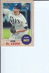 Jose De Leon 2017 Topps Heritage RC High Numbers Action Variation - Bild 1 von 1
