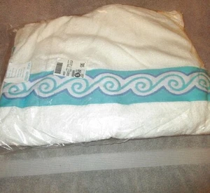 90s Vintage Chaise Lounge Chair Cover Cotton Pockets Beach Cabana Pool Towel NEW - Picture 1 of 7