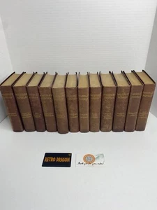 Antiquarian Waverly Novels By Sir Walter Scott Lot Of 12 Books Copyright 1817 - Picture 1 of 15