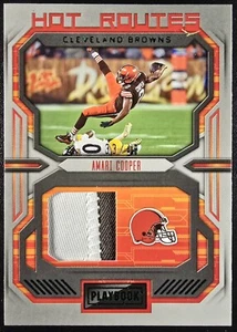 Panini Playbook 2022 #HR-8 AMARI COOPER Hot Routes verde #/49 - Imagen 1 de 2