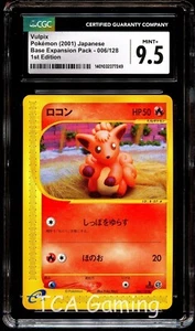 CGC 9.5 MINT+ Vulpix 006/128 Expedition Base Set Japanese Pokemon Card 249 - Picture 1 of 3