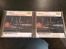 2 CD lot Berlioz La Damnation de Faust Igor Markevitch Rubio Verreau Roux Mollet