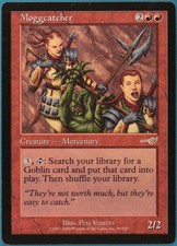 Moggcatcher Nemesis NM Red Rare MAGIC THE GATHERING CARD (ID# 244092) ABUGames