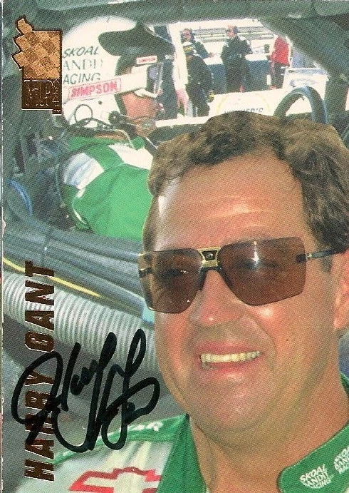 Harry Gant "MR SEPTEMBER" SKOAL PRESS PASS VIP 1994 signed card  - Image 1 of 1