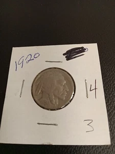 1920 Buffalo Nickel #4 - Picture 1 of 2