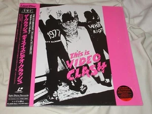 This Is Video CLASH LASERDISC+OBI 12" Japan Punk London Calling - Picture 1 of 4