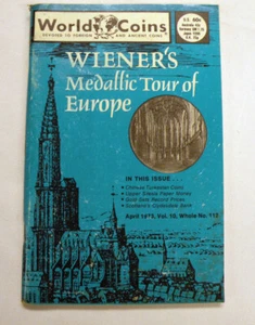 World Coins: Wiener's Medallic Tour of Europe - April 1973 - Picture 1 of 3