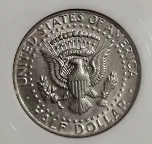 1984-P KENNEDY HALF DOLLAR-REVERSE MACHINE STRIKE DOUBLING VARIETY!-d7958usxx2 - Picture 1 of 4
