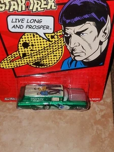 2013 Hot Wheels '59 Chevy Delivery Spock Star Trek Pop Culture NRFP Green 1:64 - Picture 1 of 12
