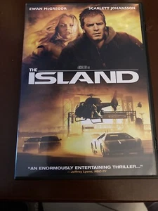 The Island (DVD, 2005, WS) Case, Disc, Pre-Owned {MLB2} - Picture 1 of 3