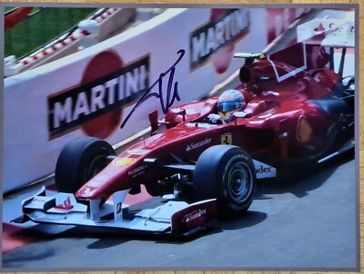 Fernando Alonso Original Autogramm 20/25cm - Bild 1 von 3