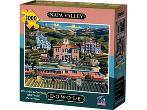 Napa Valley Jigsaw Puzzle, 1000 Pieces, by Dowdle Folk Art, Free Shipping - Picture 1 of 4