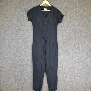 Kathmandu Womens Jumpsuit Size 8 Navy Pockets Hemp Blend - Picture 1 of 10