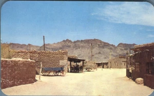 Replica of 1865 Old Tucson Built for Movie Arizona North of City 1951 Postcard - Picture 1 of 2