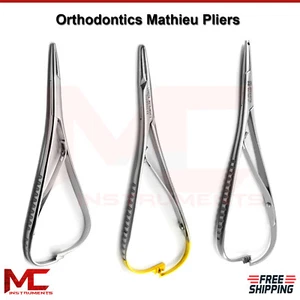 Mathieu Needle Holder Pliers Orthodontic Lab Ligature Band Putting Forceps  - Picture 1 of 5