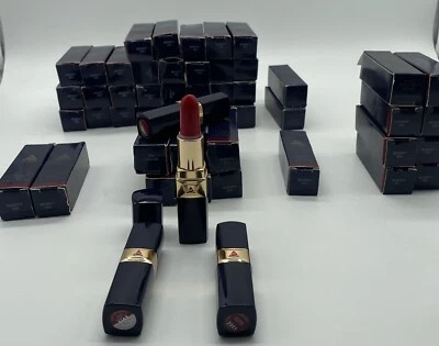 Vtg Avon Regency Red, Rose Suede, Salmon Silk, Park Avenue Orchids Lipstick NOS