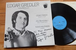 EDGAR GREDLER Violoncello Sonata Franck Kodaly  LP Teldec 66.22.608-01 - Picture 1 of 5