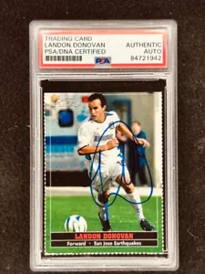 Landon Donovan signed autographed 2004 SI for Kids MLS San Jose soccer card PSA - Picture 1 of 2