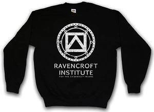 RAVENCROFT INSTITUTE LOGO SWEATSHIRT SWEATER PULLOVER - Spider Elektro Man Comic - Picture 1 of 2