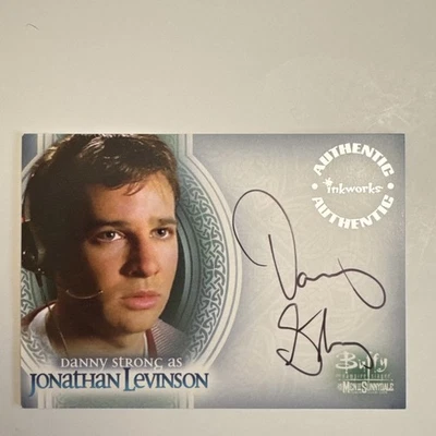 Buffy The Vampire Slayer Danny Strong as Jonathan Levinson Auto Card A6 - Image 1 of 2
