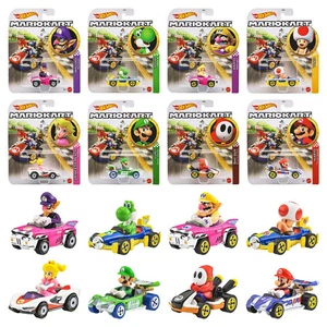 Pre Oct18 Hot Wheels Mario Kart Assorted Mini Car x8 in box GBG25-988T Mattel - Picture 1 of 5