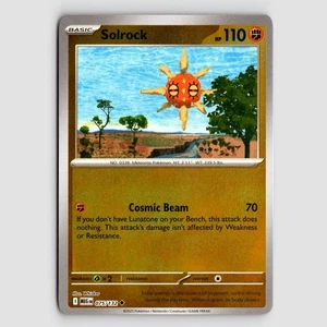 Solrock (Reverse) - MEG 075/132 - U NM / Mint ME01: Mega Evolution Single - Picture 1 of 2
