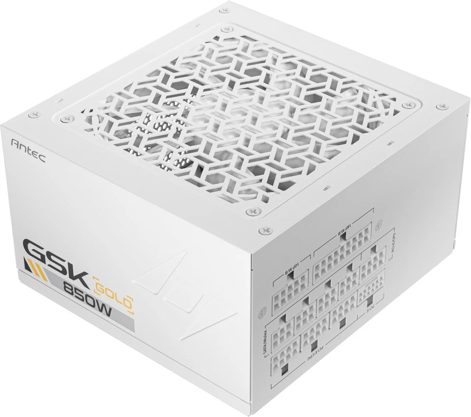 Antec GSK850V2WHITEUS 850W White Full Modular Power Supply 80 Plus Gold - Image 1 of 1