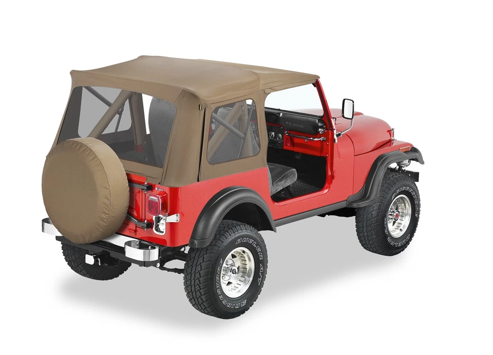 Bestop Supertop Classic Spice Soft Top for Jeep CJ7/Wrangler YJ 51599-37 - Image 1 of 1