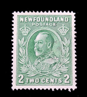 Newfoundland Scott 186 King George V 2 Cent 1932 Light Cancel — 第 1/2 张图片