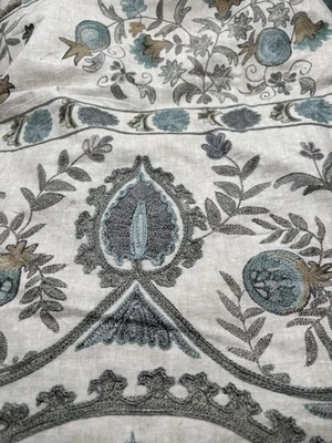 NEW Pottery Barn Lilah Suzani DUVET Cover Only KING CAL KING Blue Multi - Image 1 of 4