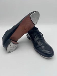 Capezio Tele Tone Damen Steppschuhe glänzend schwarz Lackleder Schnürschuhe 8 - Bild 1 von 7