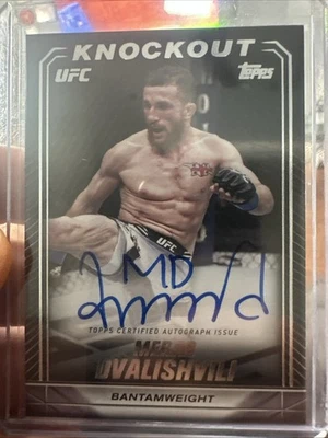 2024 Topps UFC Knockout - Knockout Autographs Merab Dvalishvili #KNA-MDI (AU) - Image 1 of 2