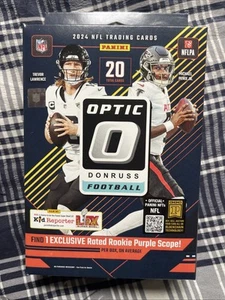 2024 Panini Donruss Optic NFL Football Trading Cards Hanger Box SEALED IN HAND - Picture 1 of 4