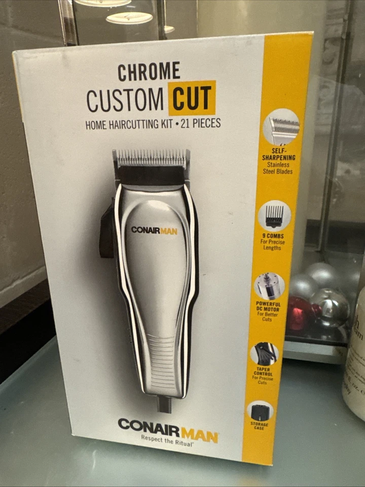 Kit de corte casero con cable/inalámbrico ConairMAN cortapelos para hombre de 22 piezas NUEVO EN CAJA Foto 1 de 4