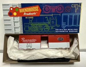 Roundhouse HO Scale NYC New York Central Pacemaker 40' Box Car Kit #174711 - Picture 1 of 3