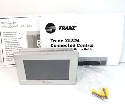 Trane Programmable Smart WiFi Thermostat XL824 TCONT824AS52DBA PARTS or REPAIR - Image 1 of 3