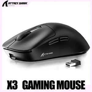 Mouse para juegos ATTACK SHARK X3 49g SUPERLIGHT PixArt PAW3395 BT/2.4 inalámbrico/con cable - Imagen 1 de 117