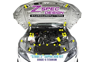 ZSPEC "Stage 2" Fastener Kit for '20+ Supra MKV GR A90, Titanium Grade-5 - Picture 1 of 24