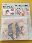 Amida Fish Sea message card mini size star die cut