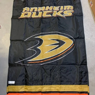 Anaheim Ducks NHL 2 Sided Flag Only 44x28 Outdoor Flag Indoor Banner - Image 1 of 4