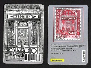 Italia 2020 - Venezia, Caffè Florian - tessera filatelica - Imagen 1 de 1