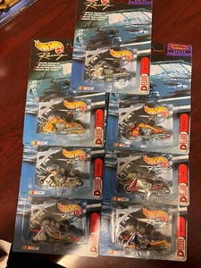HARD TO FIND 7 PC Hot Wheels Racing Scorchin Scooter Nascar Motorcycle Diecast - Picture 1 of 1