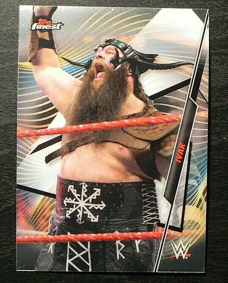 2020 Topps Finest WWE #17 Ivar The Viking Raiders RAW - Image 1 of 2