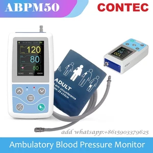 new CONTEC ABPM50 Arm 24h NIBP  Blood Pressure Monitor+1 adult cuff - Picture 1 of 14