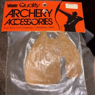 King Sport Line Co.  Calf hair shooting finger tab bow, Large, Left Hand - Image 1 of 2