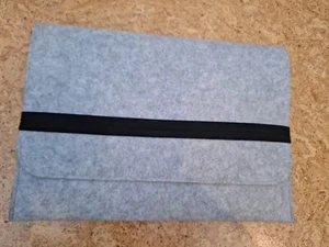  Laptop Tasche Filz Grau Neuwertig  - Bild 1 von 4
