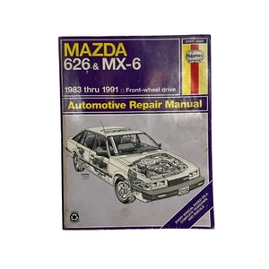 Mazda 626 & MX-6 Haynes 61041 Automotive Repair Manual 1983-1991 Car Book - Foto 1 di 7